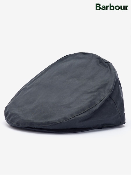 Barbour® Blue Wax Flat Cap (F42637) | £33