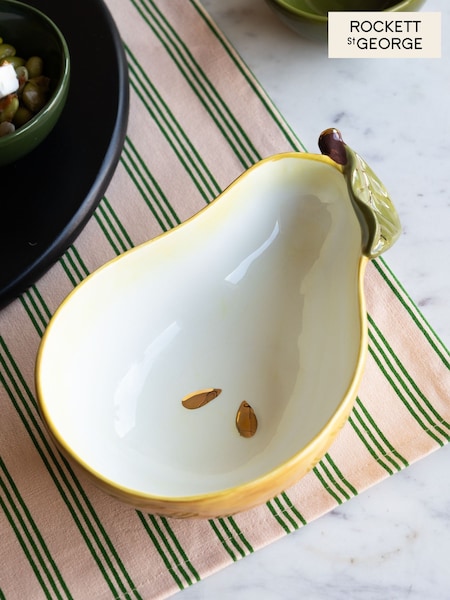 Rockett St George Natural Golden Pear Snack Serving Bowl (F42688) | £25