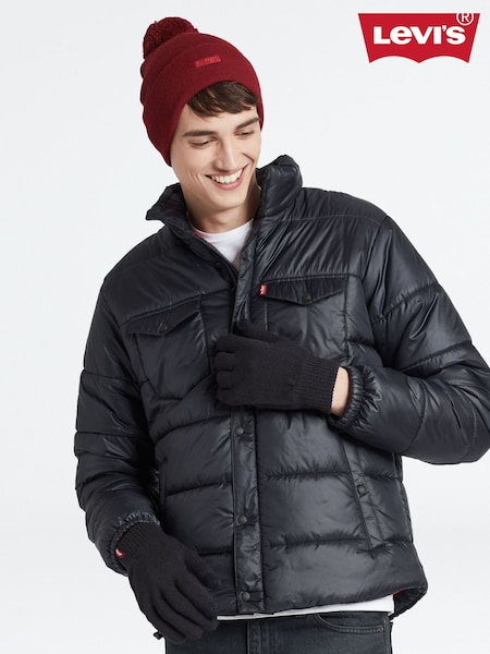Levi's® Navy Ben Touch Knitted Screen Gloves (F42823) | £23