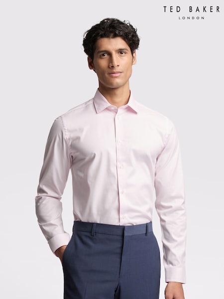Ted Baker Pink Searle Diamond Dot Shirt (F42924) | £79