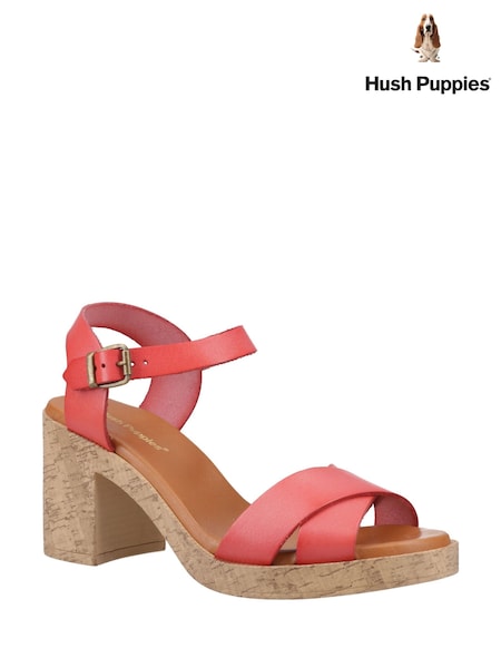 Hush Puppies Blue Georgia Cork Sandals (F43309) | £90
