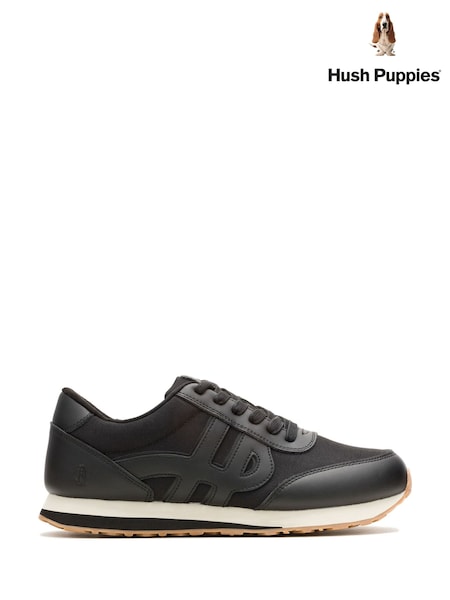 Hush Puppies Seventy8 Black Sneakers (F43352) | £75