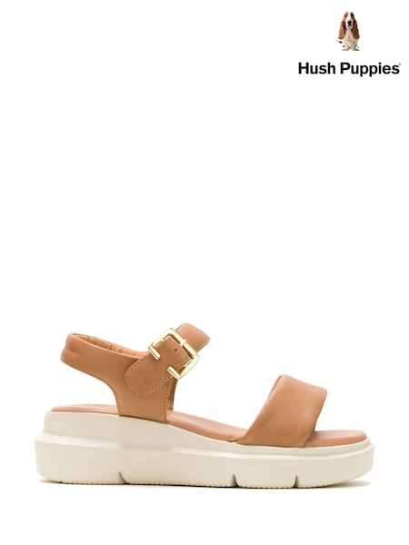 Hush Puppies Uplift Quarter Strap Black Sandals (F43374) | £85