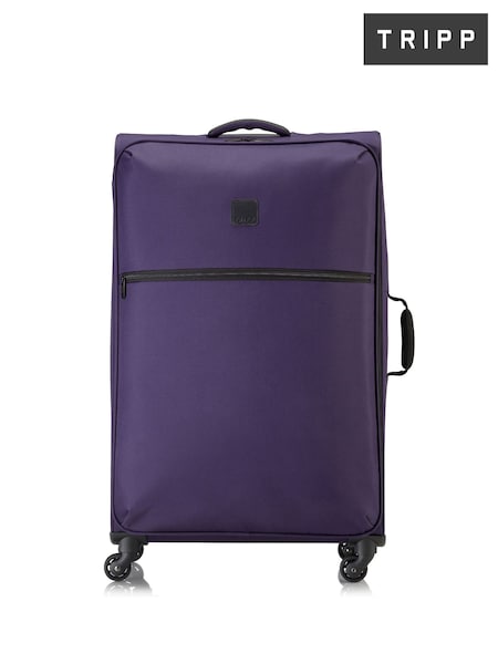 Tripp Purple Large Ultra Lite 4 Wheel Suitcase 84cm (F43438) | £55
