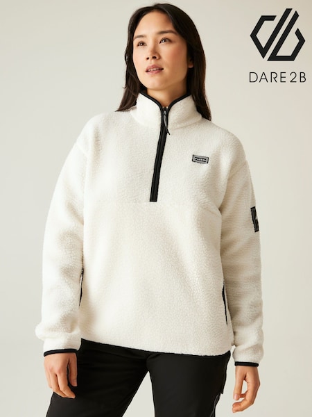 Dare 2b Slide Out Borg White Fleece (F43500) | £42
