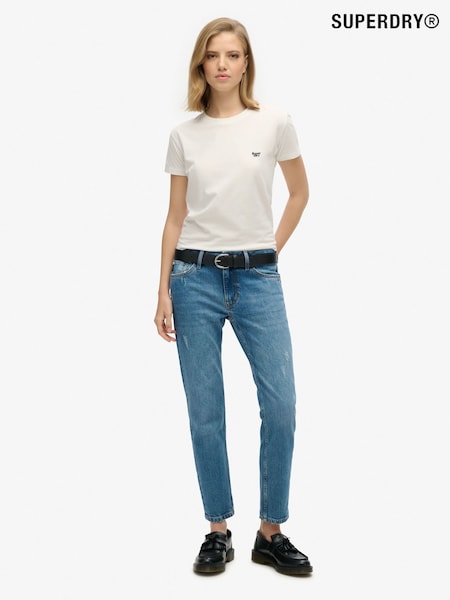 Superdry Blue Slim Mid Rise Jeans (F43572) | £65