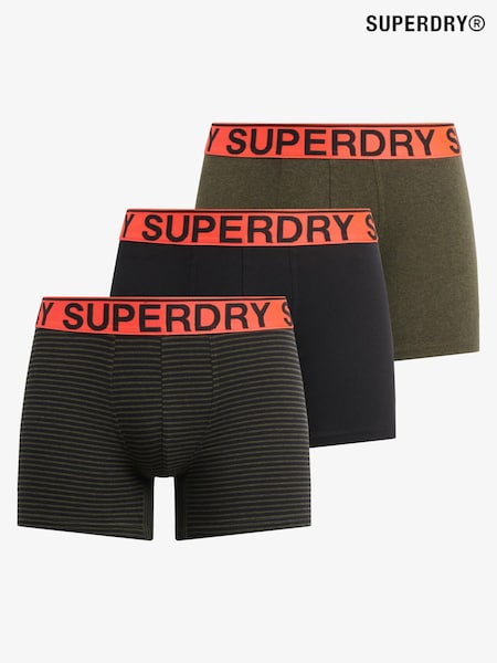 Superdry Green Boxers 3 Pack (F43599) | £30