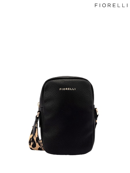 Fiorelli Effie Webbed Phone Cross-Body Black Bag (F43641) | £35