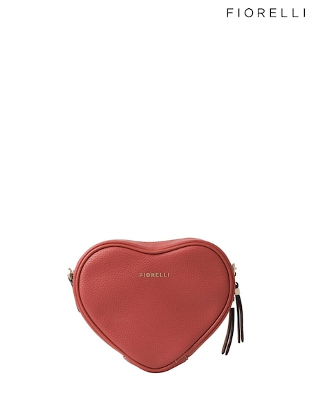 Fiorelli Red Esme Heart Cross-Body Bag (F43660) | £59