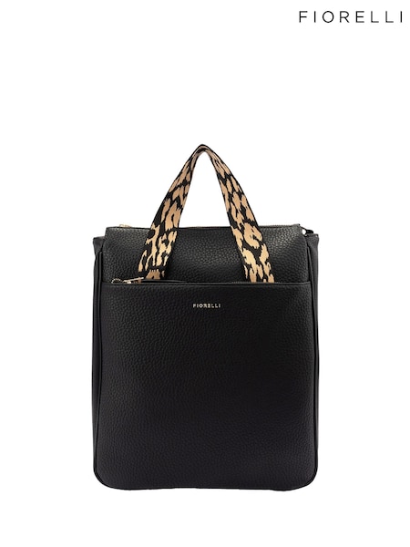 Fiorelli Effie Webbed Black Backpack (F43681) | £75