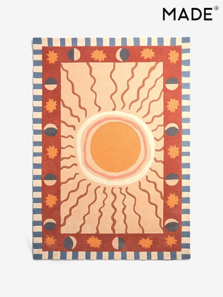 MADE.COM Orange Bellamy Jean Soteria Wool Tufted Rug (F43714) | £90 - £360