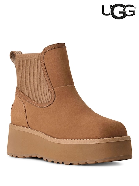 UGG Tan Brown Cityfunc Chelsea Boots (F43729) | £160
