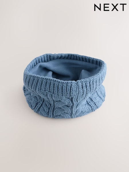 Blue Cable Knit Snood (1-16yrs) (F43746) | £7 - £10