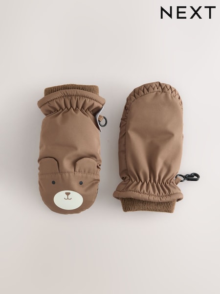 Brown Bear Ski Mittens Gloves (3mths-6yrs) (F43811) | £8
