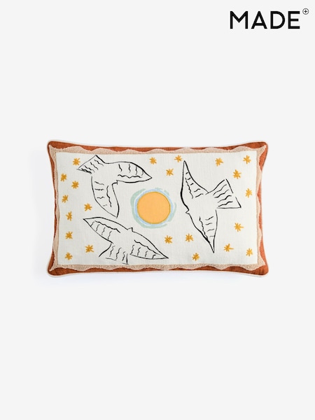 MADE.COM Helious Bellamy Jean Embroidered Cushion (F43841) | £32