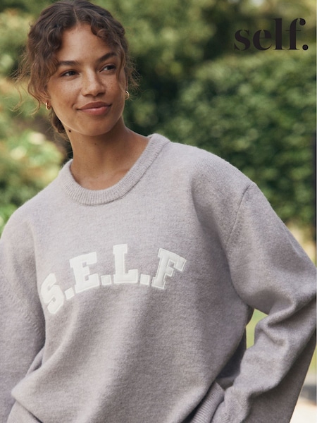 self. Oatmeal Knit Jumper (F43878) | £36