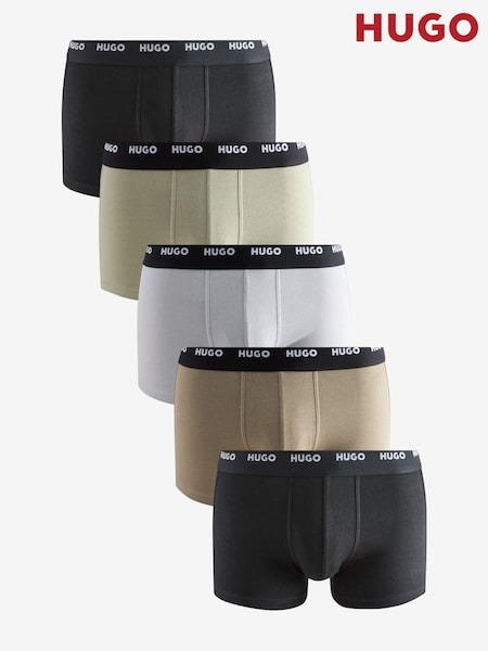 HUGO Black Boxers 5 PK (F44065) | £69