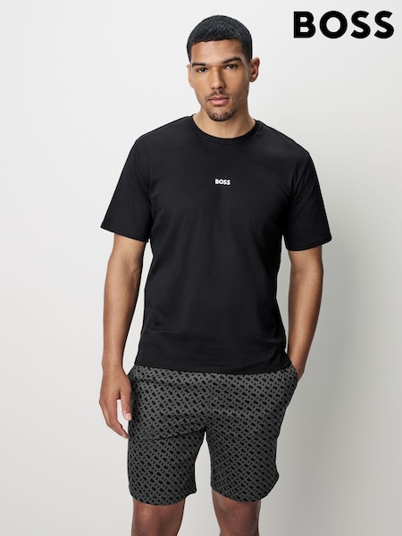 BOSS Black Relaxed-Fit 100% Cotton T-Shirt And Shorts Set (F44101) | £99