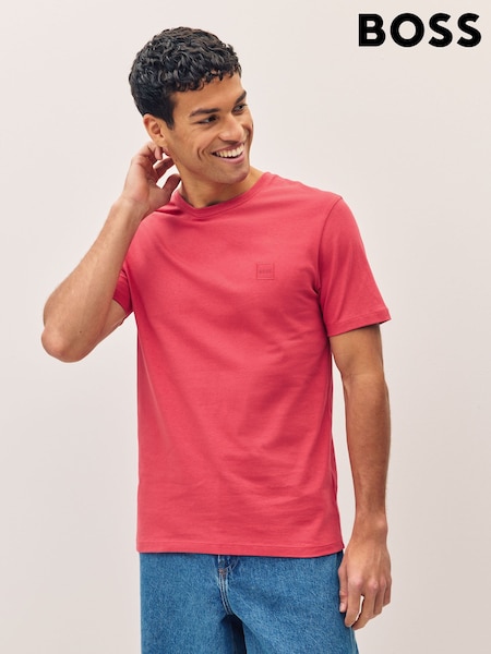 BOSS Red Relaxed-Fit Logo T-Shirt (F44133) | £45