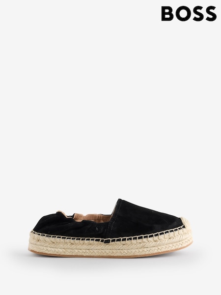 BOSS Black Espadrille Shoes (F44275) | £139