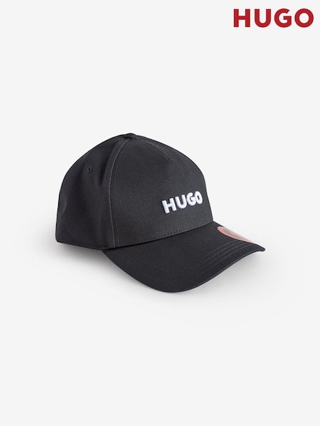 HUGO Black Logo Cap (F44322) | £35