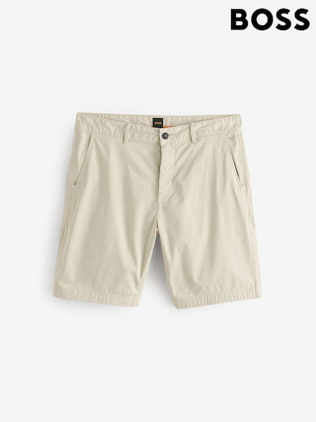 BOSS Natural Slim Fit Chino Shorts (F44384) | £89