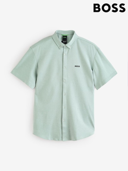 BOSS Green Regular Fit Short Sleeve Shirt (F44428) | £99