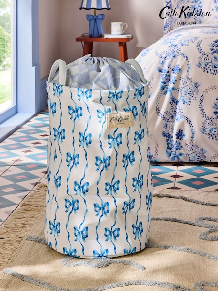 Cath Kidston Blue Bows Laundry Bag (F44581) | £25