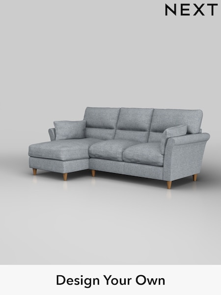 Chunky Weave/Dark Blue Hartley Highback Relaxed Sit (F44653) | £1,950