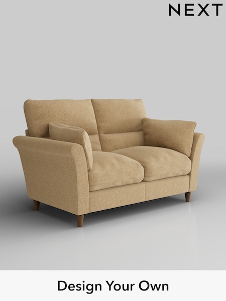Chunky Chenille/Mid Camel Brown Hartley Highback Relaxed Sit (F44659) | £1,125