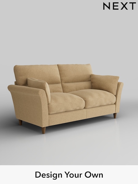 Chunky Chenille/Mid Camel Brown Hartley Highback Relaxed Sit (F44659) | £1,325