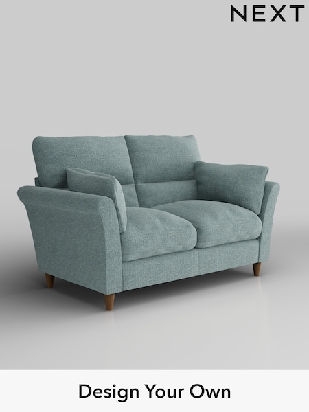 Chunky Chenille/Light Teal Green Hartley Highback Relaxed Sit (F44661) | £1,125