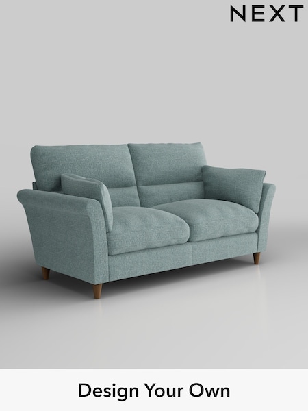 Chunky Chenille/Light Teal Green Hartley Highback Relaxed Sit (F44661) | £1,325