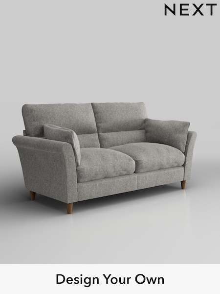 Cotswold Chenille/Silver Grey Hartley Highback Relaxed Sit (F44688) | £1,325