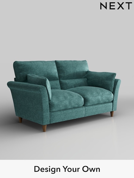 Plush Chenille/Dark Teal Green Hartley Highback Relaxed Sit (F44735) | £1,225