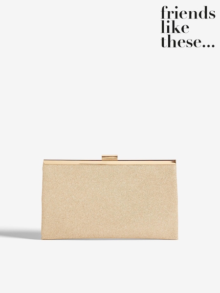 Friends Like These Gold Ocassion Clutch Bag (F44771) | £18