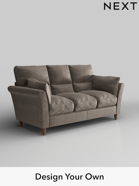 Plush Chenille/Mink Brown Hartley Highback Relaxed Sit (F44773) | £1,325