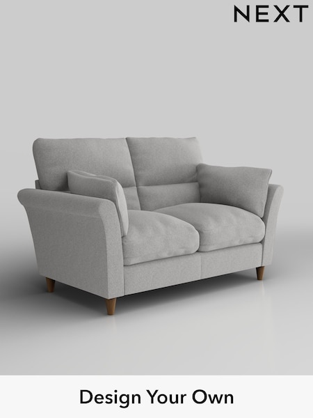 Tweedy Chenille/Silver Grey Hartley Highback Relaxed Sit (F44824) | £1,025