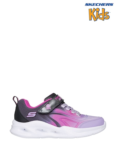 Skechers Purple Sola Glow Trainers (F44906) | £39