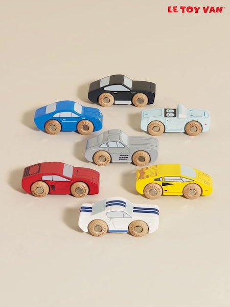 Le Toy Van Classic Wooden Sports Cars (F44947) | £25