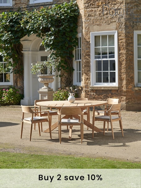 Pacific Teak Reuleaux Salita Garden 6 Seater Dining Set (F44967) | £2,348