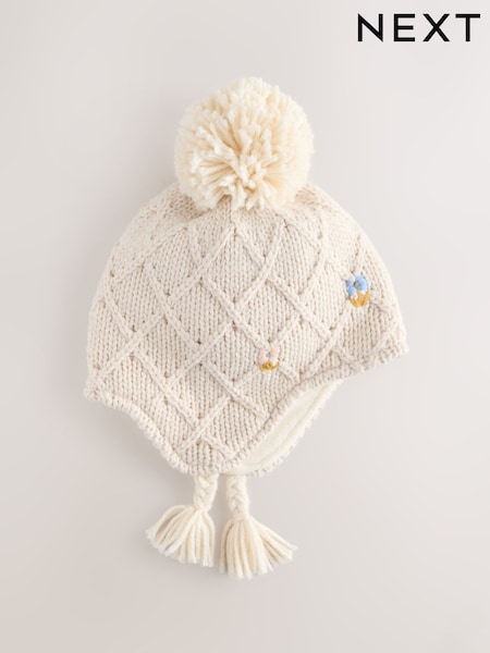 Ecru Trapper Hat (3mths-13yrs) (F44970) | £9 - £10