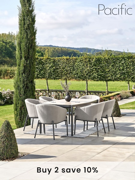 Pacific Putty Nevada 6 Seater Garden Rectangular Dining Set (F44971) | £1,957