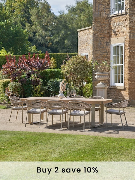Pacific Latte Osaka Garden 8 Seater Dining Set (F44973) | £2,120
