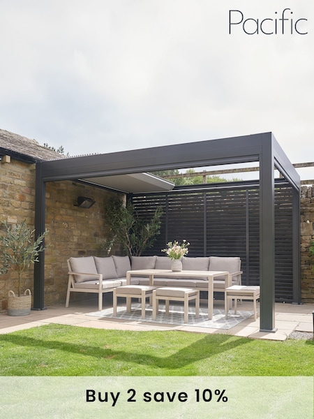 Pacific Latte Aruba Garden Corner Seating Set (F44986) | £1,500