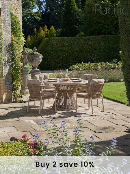 Pacific Latte Martic Garden 4 Seater Dining Set (F44987) | £913