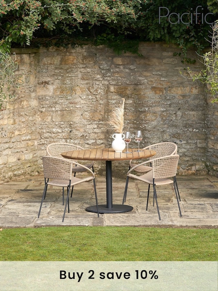 Pacific Wheat Dakota Garden 4 Seater Dining Set (F45003) | £815