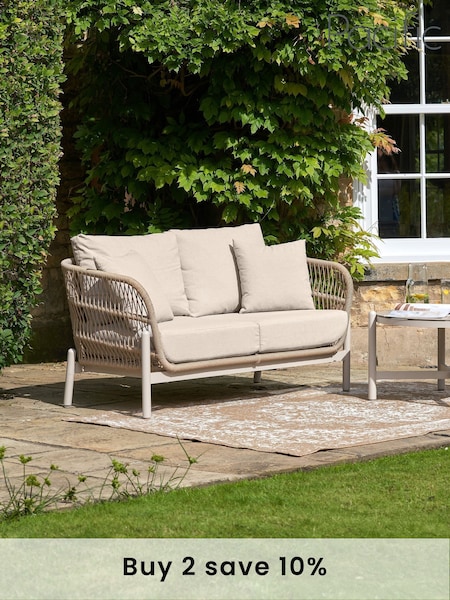 Pacific Latte Martic Garden 2 Seater Sofa (F45007) | £625