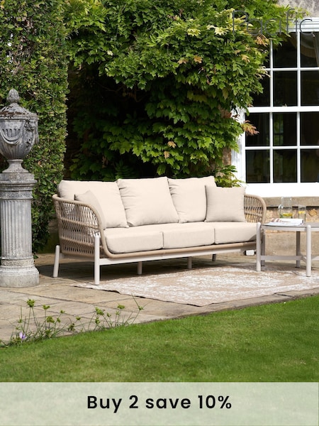 Pacific Latte Martic Garden 3 Seater Sofa (F45008) | £850