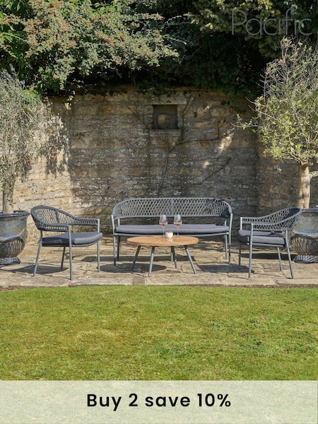 Pacific Black Bazel Garden Seating Set (F45011) | £913